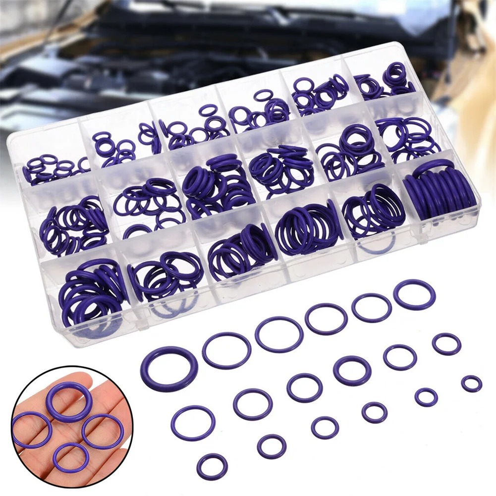 

270Pcs/1set Car Accessories Rubber O Ring Rubber Metric Nitrile Washer Seals Pumps Gasket Assortment Set Auto Seals Tools