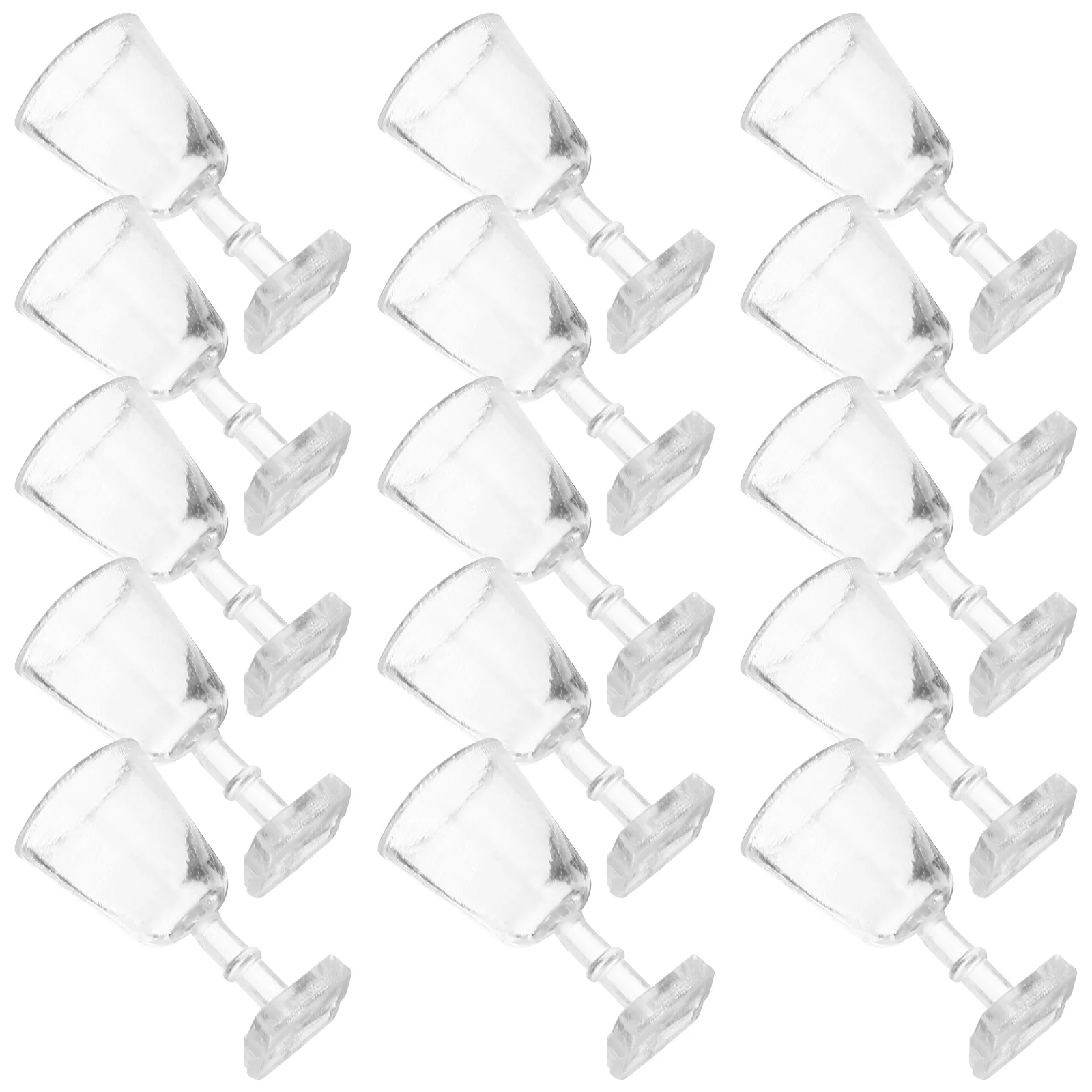 

20 Pcs Mini Baby Dolls Mini Goblet Kids Dolls Miniature Accessory Model Accessories Mini Cup Red Glass Mini Glass