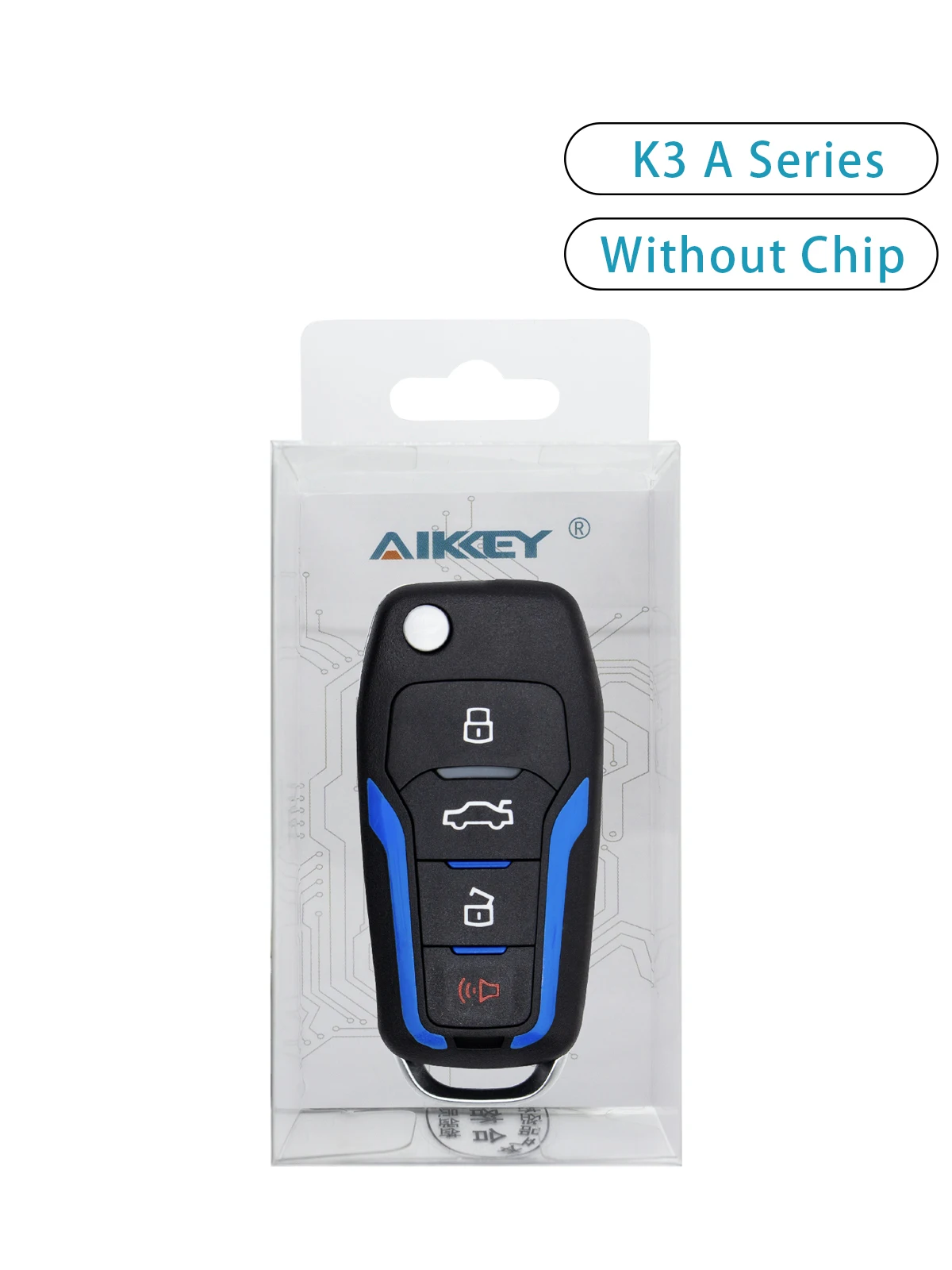 AIK KEY Tool K3 A Series Дистанционный автомобильный ключ для Ford Design 4-кнопочный