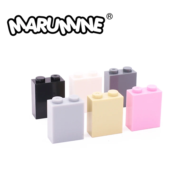 Marumine MOC 3245 1x2x2 с боковым поворотным строительным блоком, 50 шт., подставка, аксессуары оптом, Классическая сборка «сделай сам», детские игрушки