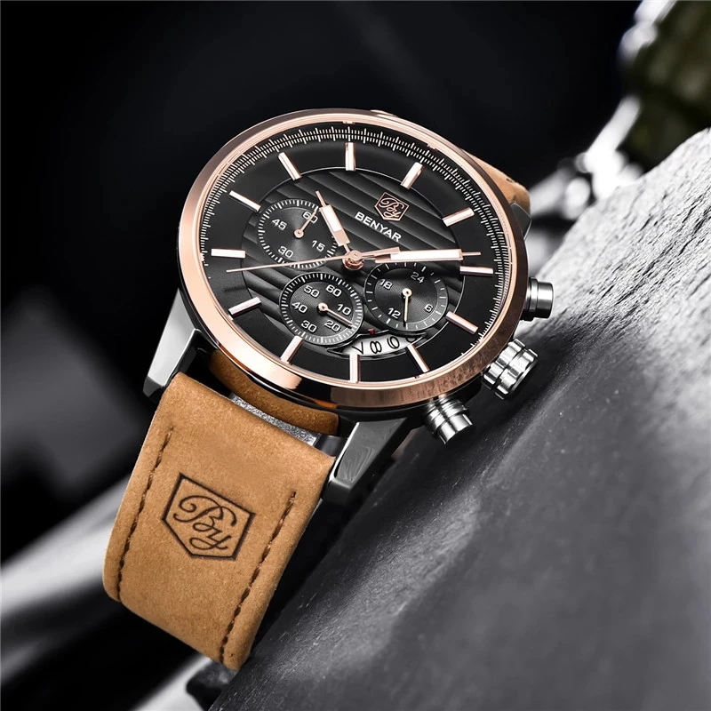 Часы мужские Кварцевые водонепроницаемые из нержавеющей стали 2021 |