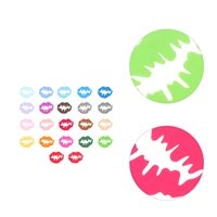 silicone glass markers creative lip shaped glass identifier for bar party family dinner parties champagne cocktails 24pcs