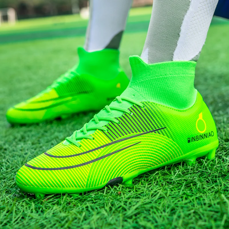 Men Outdoor FG/AF Football Boots Futsal Professional Unisex Soccer Shoes High-quality Grass Training Sport Ultralight Non-Slip
