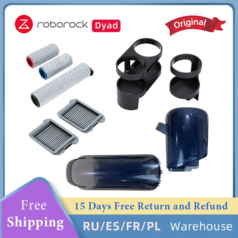 

Original Accessories Parts for Roborock Dyad Vacuum Cleaner, Roller and Stand, Filter ,Clean Water Tank ,Dirty Water Tank