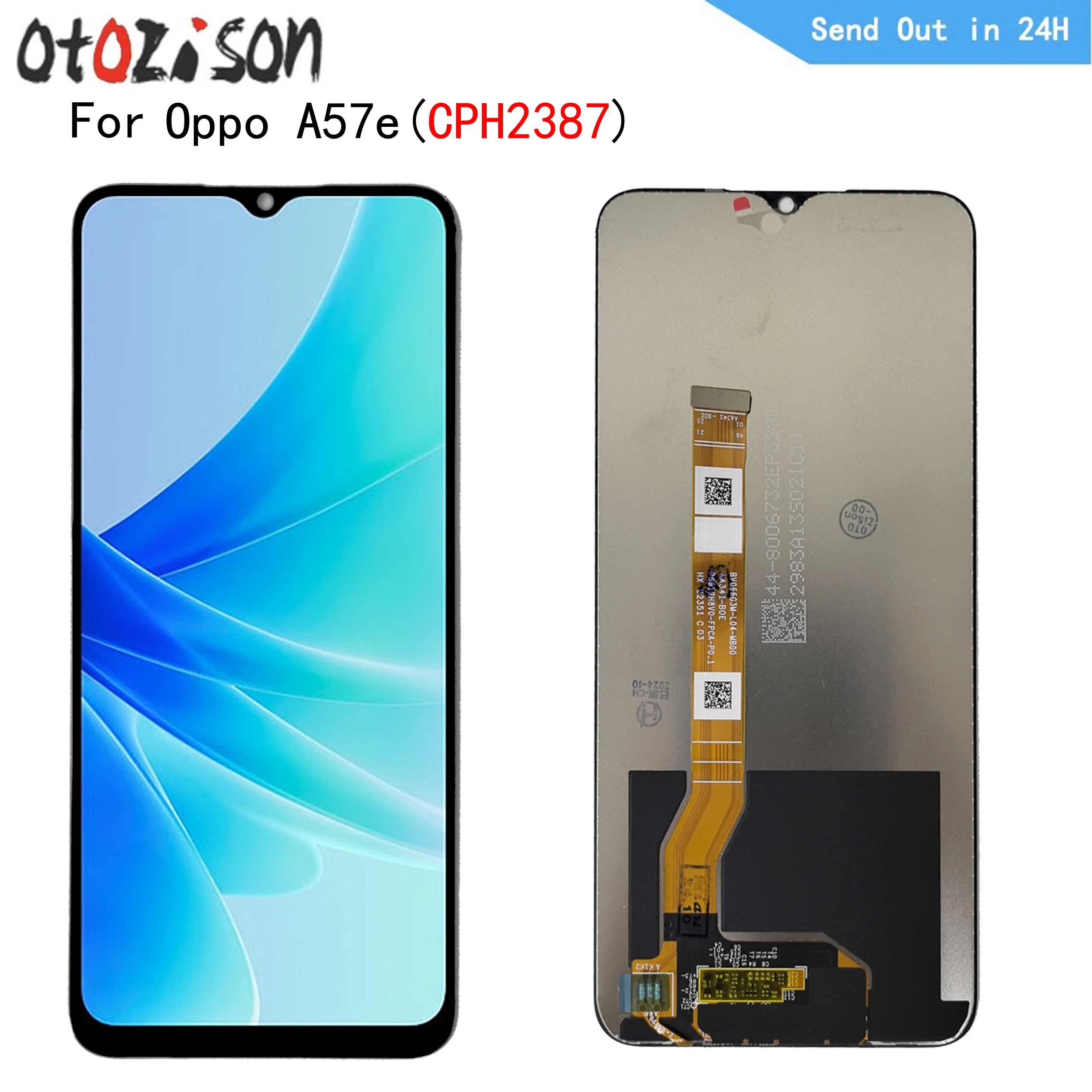 6 56-дюймовый IPS-экран для Oppo A57E CPH2387 ЖК-экран сенсорная панель дигитайзер с рамкой в