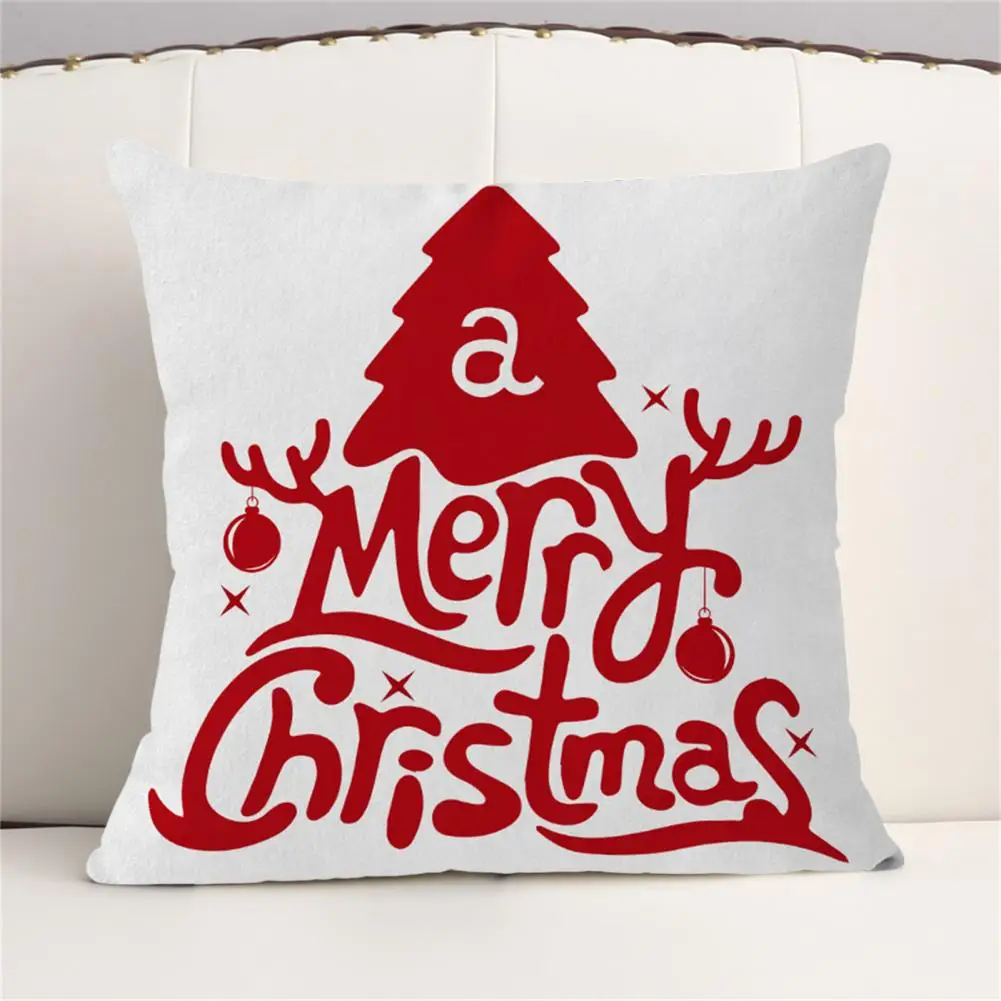 

Hidden Zipper Useful Living Room Sofa Throw Pillow Cover Festival Decor Lightweight Throw Pillow Case Washable for Gifts