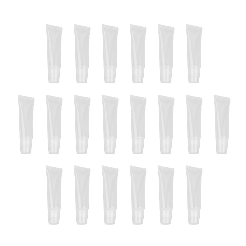 

Lip Tubes Gloss Empty Tube Clear Containers Balm Squeeze Refillable Makeup Container Mini Diy Chapstick Bottle Packing 10Ml 8Ml