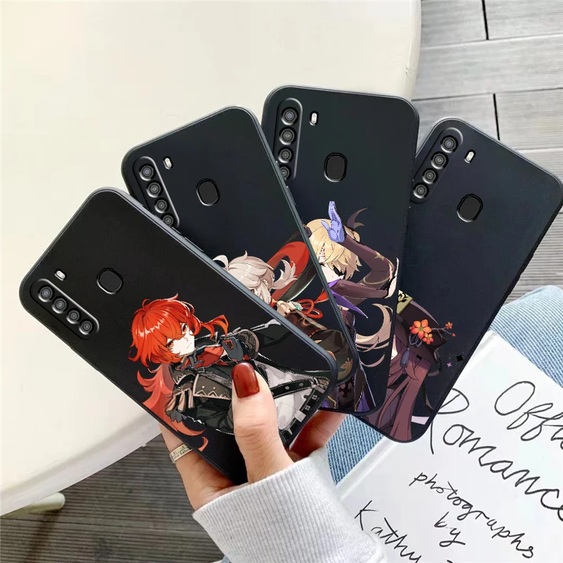 

Genshin Impact Project Game Phone Case For Samsung Galaxy S8 S8 PLus S9 S9 Plus S10 S10E S10 Lite 5G Plus Back Silicone Cover