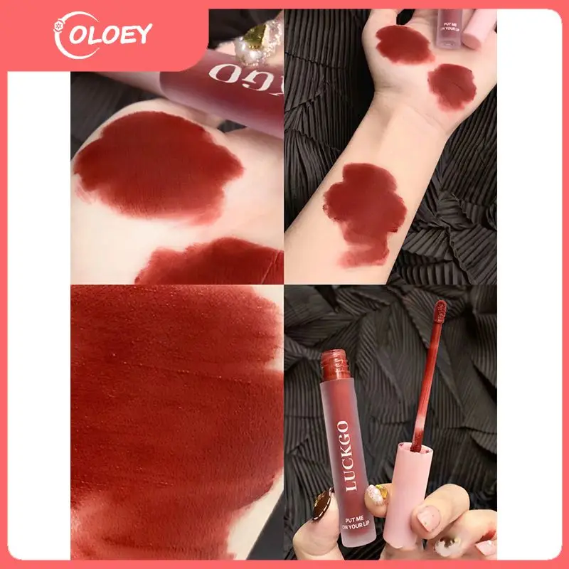 

Новая портативная матовая губная помада 6 цветов, водостойкий устойчивый блеск для губ, стойкий Женский сексуальный красный тинт для губ, косметика для красоты, Корея, TSLM2