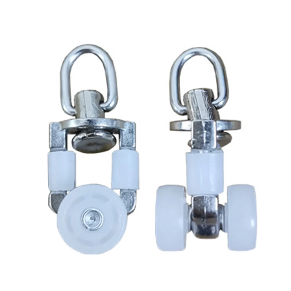 

Curtain Track Sliding Glider Carrier Wheel Drapery Rail Rollers Wheeled Roller Hooks Carriers Twin Ceiling Gliders Pulley Ring