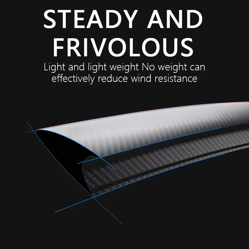 Спойлер из настоящего углеродного волокна для Tesla Model Y 2024 высокопроизводительный