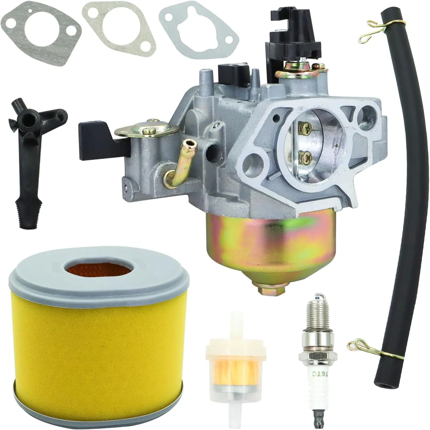 Фото Карбюратор 799882, совместимый с двигателями серии BS XR2100 420cc 13.5HP 25T232 25T235 25T236 25T237, с комплектом воздушного фильтра 799818 №1