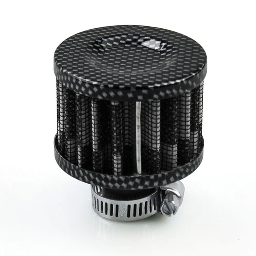 12 мм воздушный фильтр универсальный углеродный круглый карбон с двигателем