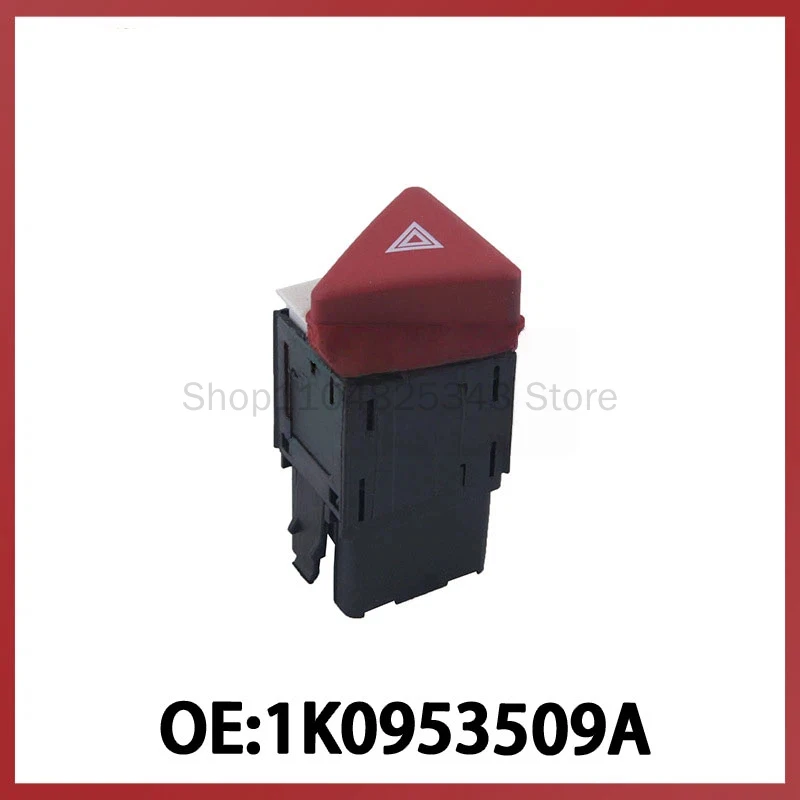 Фото 1K0953509A подходит для Volkswagen Golf Jetta, переключатель аварийной сигнализации, переключатель аварийной сигнализации с двойной вспышкой. №1