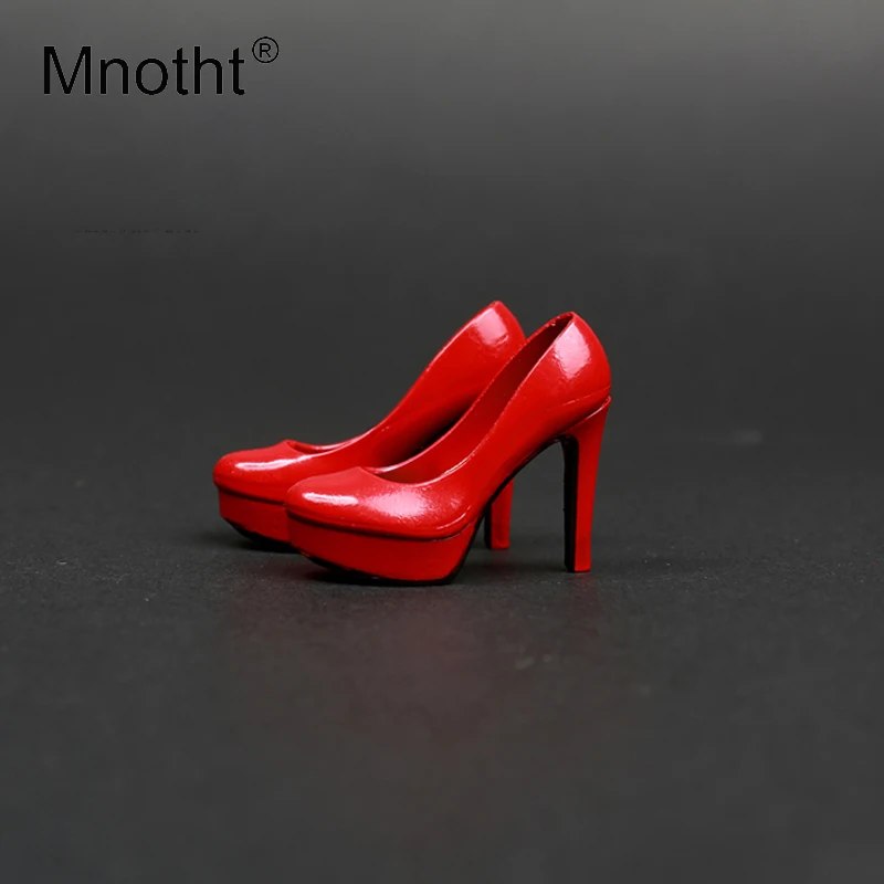 

Red High-Heeled Shoes Sexy 1/6 Scale Female Soldier Model Shoes Accessories For 12inch Phicen JIAOUL Dolls Toys mnotht m3