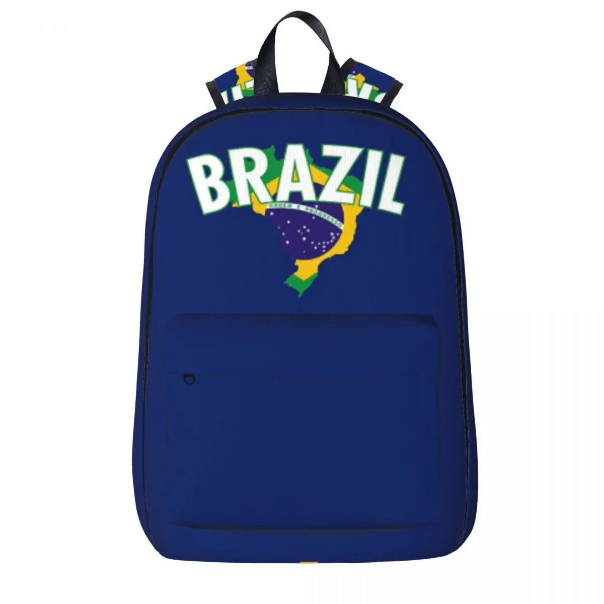 

Рюкзаки с национальным флагом Бразилии, вместительная Студенческая сумка для книг, сумка на плечо, рюкзак для ноутбука, дорожный рюкзак, детская школьная сумка