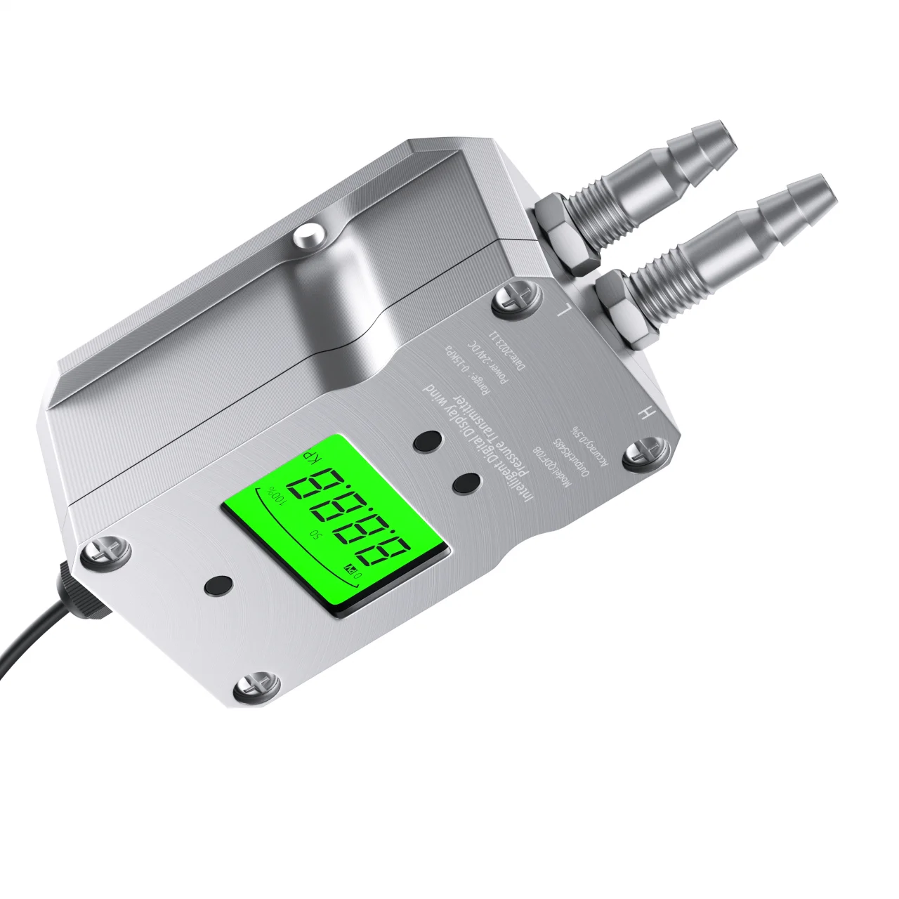 Дифференциальное давление с ЖК-дисплеем рефлектометр давления 3 кПа 200 Па 500 RS485