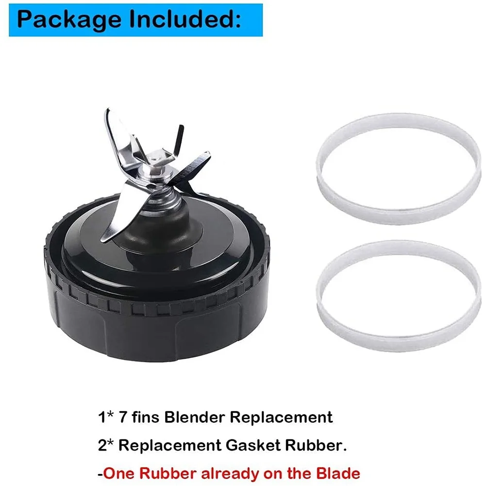 Сменное лезвие блендера с 7 ребрами совместимое чашками Nutri Ninja BL450 Auto IQ Pro запасные