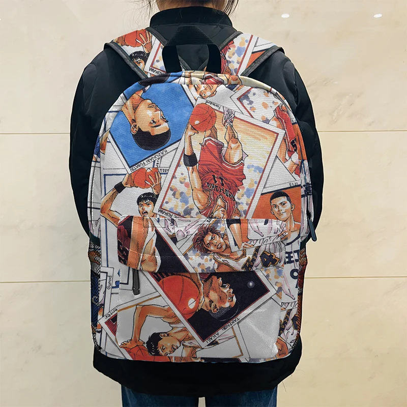 

Slamdunk Q8741 модный аниме индивидуальный рюкзак рюкзаки Повседневная мультяшная сумка дорожный рюкзак унисекс подарок