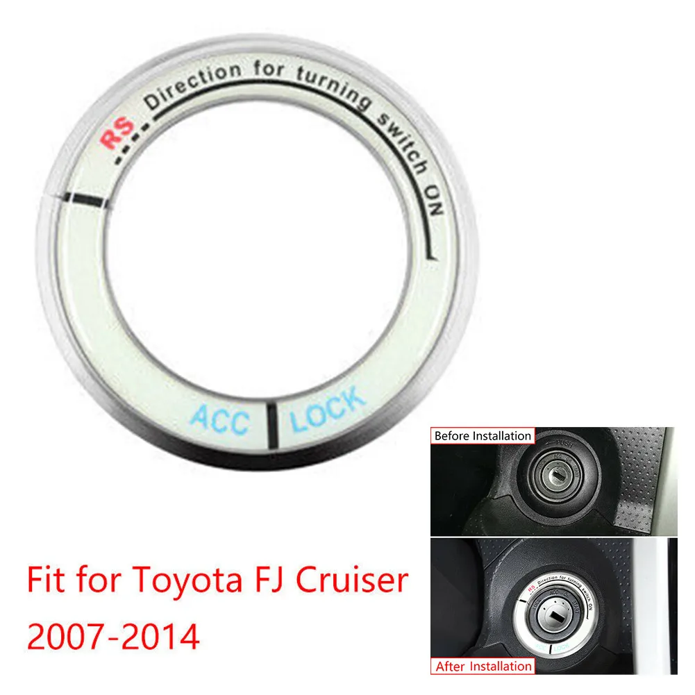 

Parts Ignition Switch Trim Replacement Silver Accessories Aluminum Car