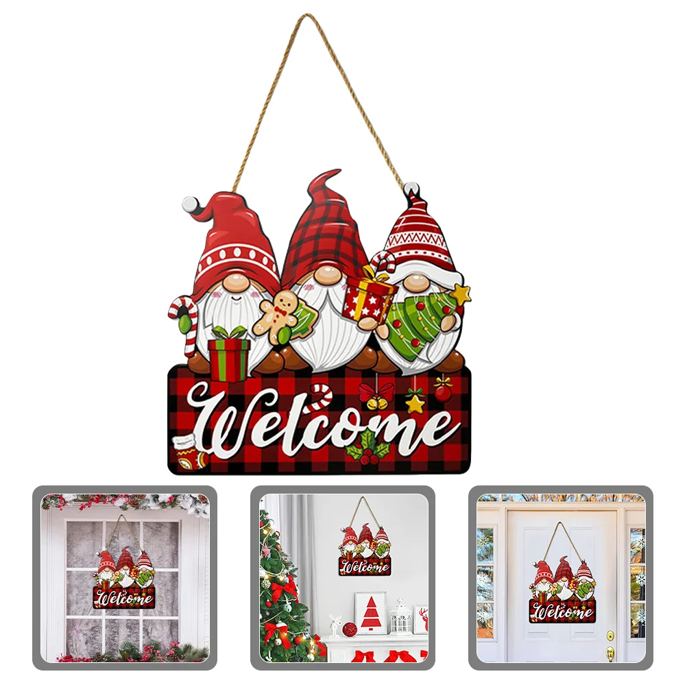 

Christmas Elements Door Sign Hanging Decorations Ornaments Front Festival Hangings Xmas Welcome