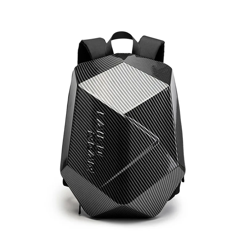 

Motorcycle hard shell backpack double shoulder riding bag Motorcycle carbon fiber full helmet bag super-capacity waterproof