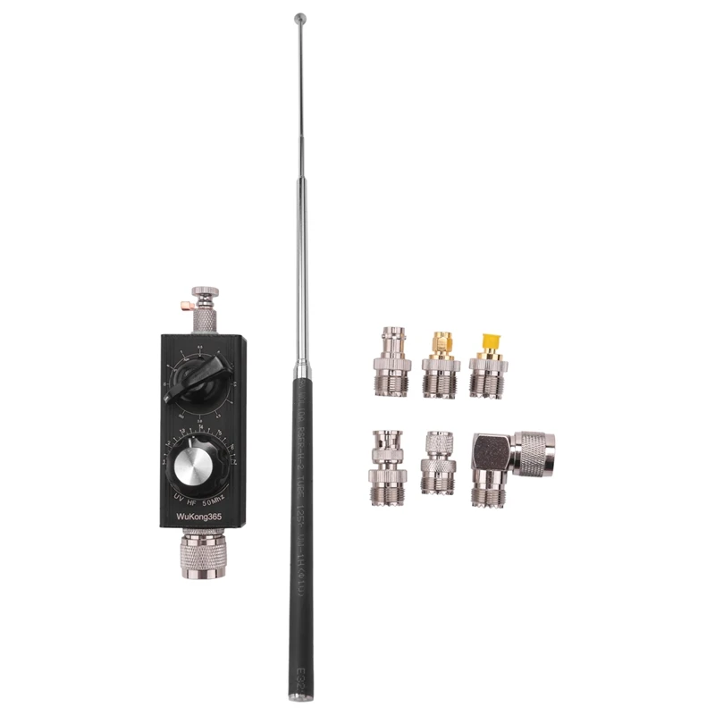 

Mini-ANT 20W QRP All Band HF Antenna 5Mhz-55Mhz Antenna Tuner Shortwave Antenna With Adapters