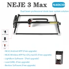 Лазерный гравер NEJE 3 Max 30 Вт N40630 с ЧПУ, резак, гравировальный станок, принтер, инструмент для резки по дереву Lightburn GRBL Bluetooth