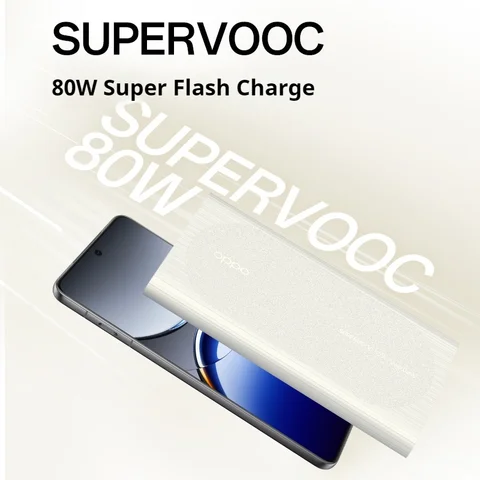 OPPO SUPERVOOC 80 Вт Power Bank Super Flash Charge Мобильная мощность 12000 мАч Power Bank большой емкости Пользовательские аксессуары для мобильных телефонов