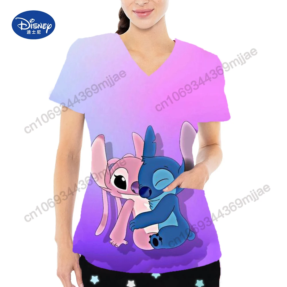 Женский топ с V-образным вырезом и карманами в японском стиле Y2k