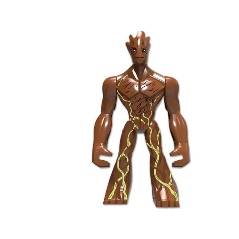 Фото Аниме Фигурка Marvel Mini Block Мстители Супер Герой Халк Анnihilator Сборочный блок Ручная работа Игрушка для мальчиков Детский подарок №5