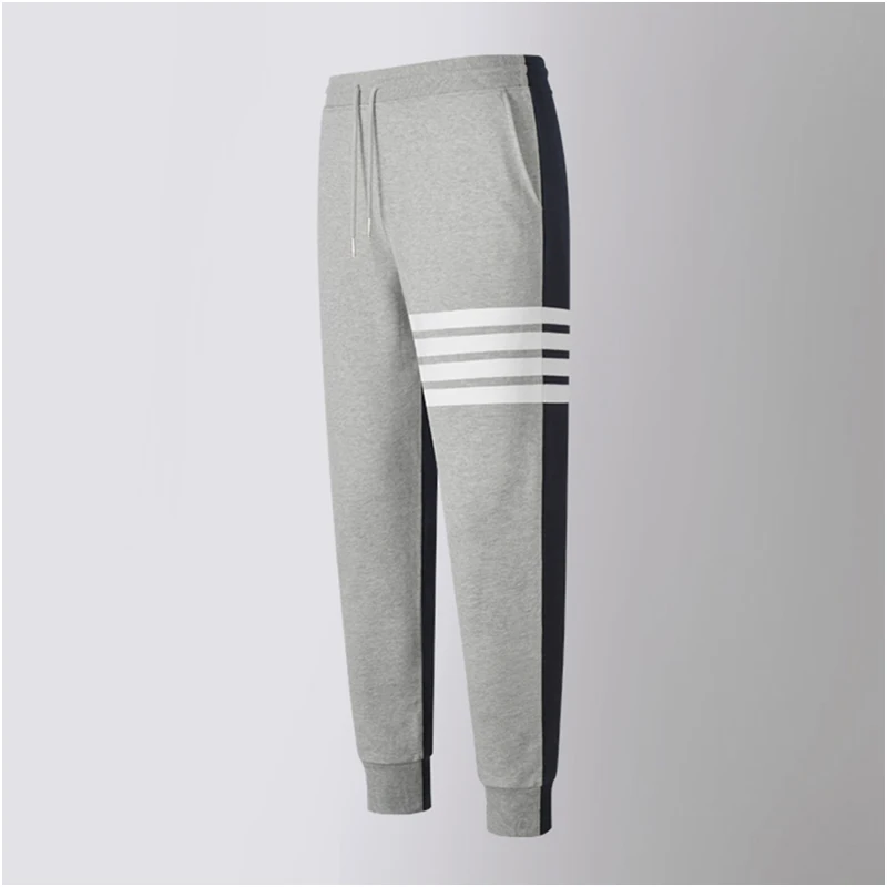 TB THOM Men's Pants 2023 Luxury Brand Korean Fashion Sweatpants Harajuku Front And Back Mixed Color Trousers Casual Sports Pant