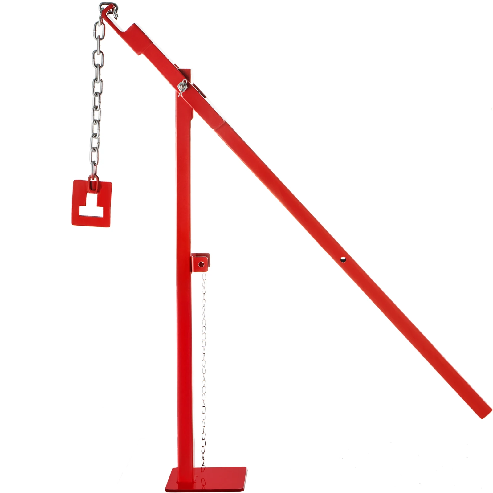 

Heavy Duty T-Post Puller , with T-Post Chain ,Red