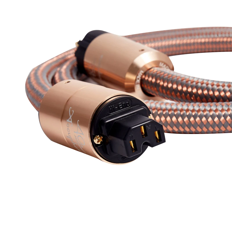 Кабель питания Accuphase hifi высокого качества аудиокабель с позолоченным штекером