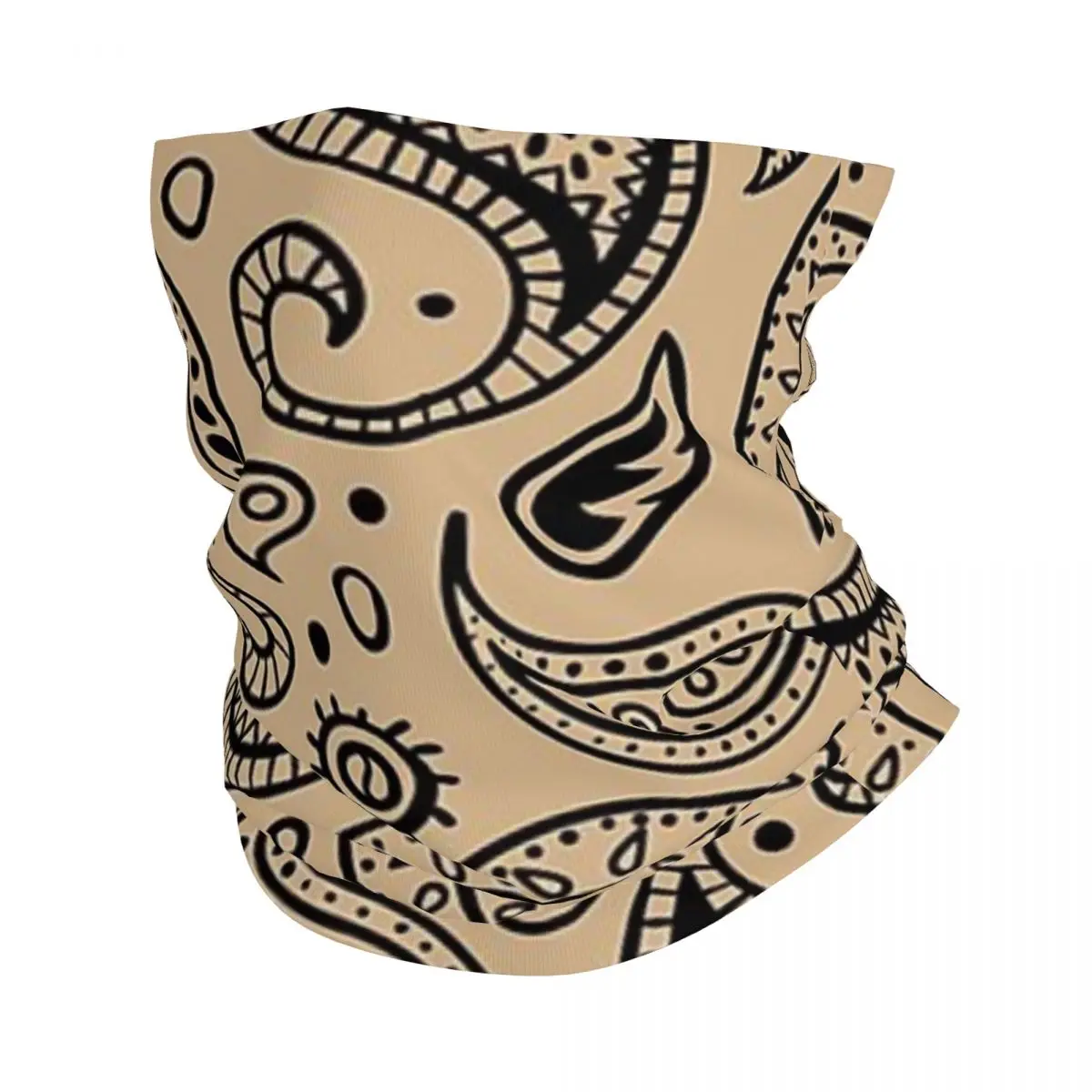 

Paisley Pattern Bandana Neck Cover Printed Bohemian Art Floral Balaclavas Mask Scarf Headband Riding Unisex Adult Breathable