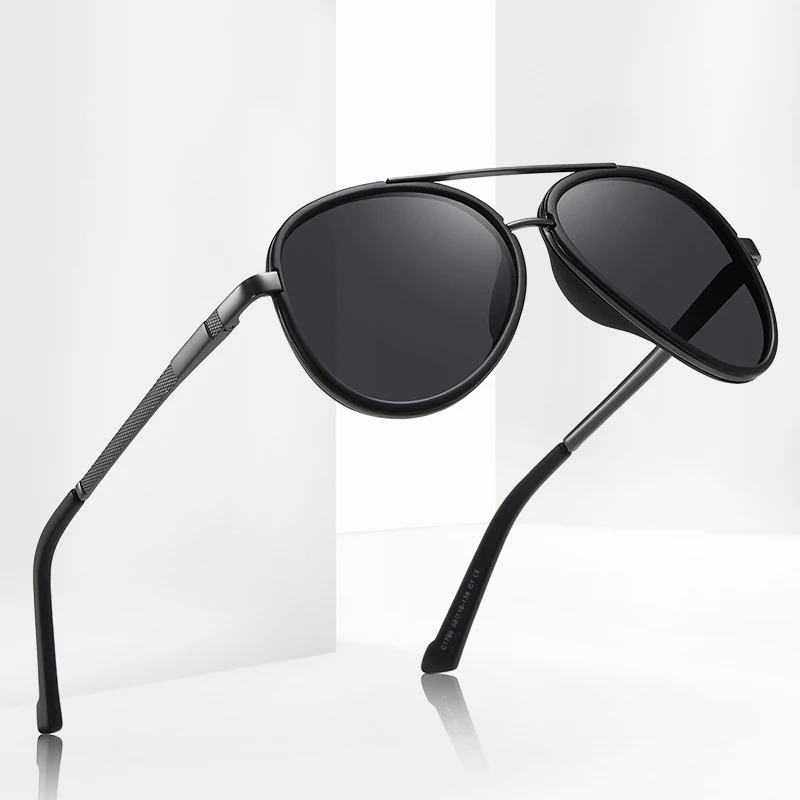 

Men's polarizing glasses, spring leg sunglasses, classic polarizing sunglasses, outdoor driving, fishing, double beam toad