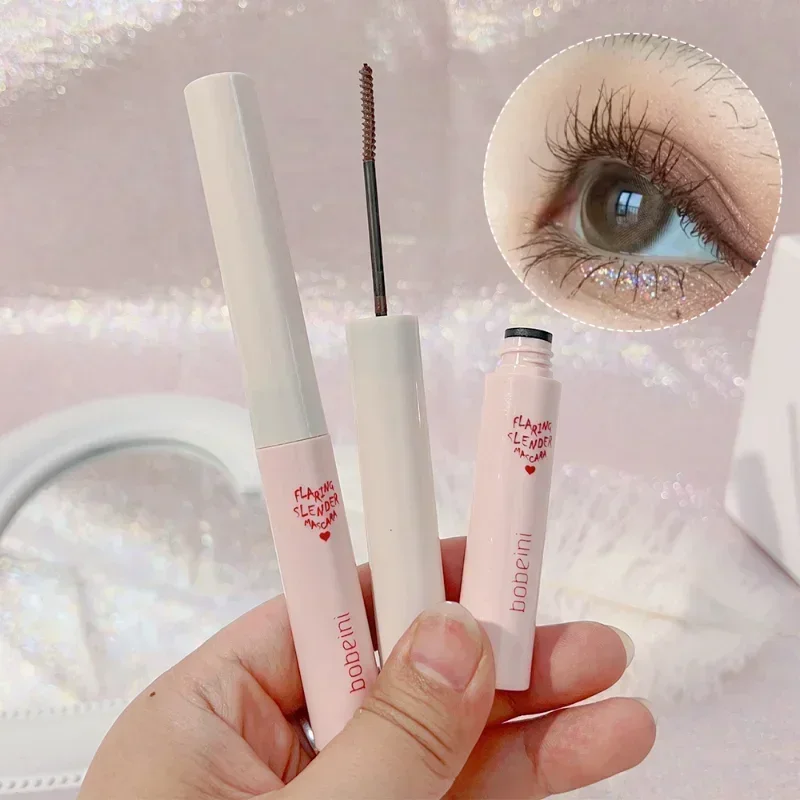 Водостойкая черно-коричневая тушь для ресниц стойкая матовая быстросохнущая