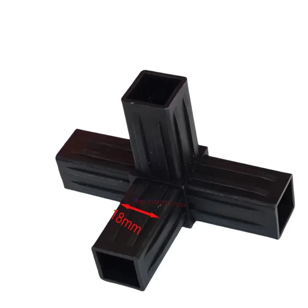 

Крестообразные квадратные фитинги для труб 20x20, 6 штук