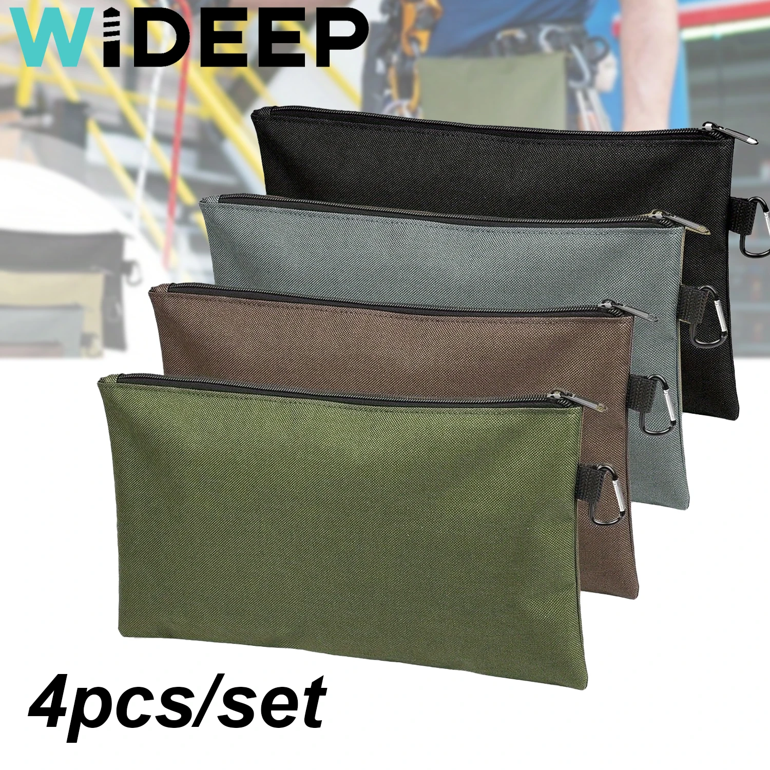 

Универсальная Сумка Для Инструментов Из 4 Предметов. Многофункциональный Органайзер С Металлической Молнией. Чехол Для Хранен...