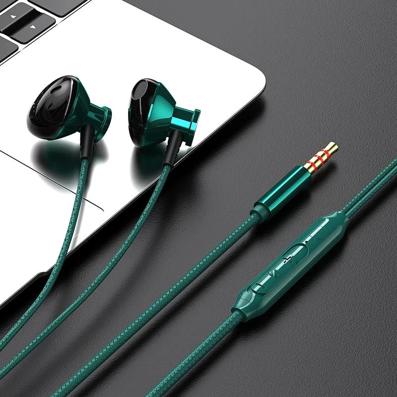 

3.5mm Wired Headphones With Microphone Earphone Bass Stereo Earphone Music Sport Ear Phones Gaming Earbuds For IPhone Samsung PC