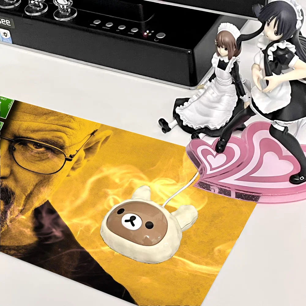 Breaking Bad Mousepad Mouse Mat Desk With Pad Gaming Accessories Prime XXL Keyboard Padding