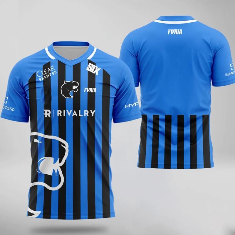 CSGO FURIA игрока команда Джерси Униформа пользовательский ID имя номер Футболка для