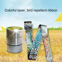 50m garden bird repeller ribbon reflective bird scare strips waterproof bird repellent tape for garden outside woodpecker