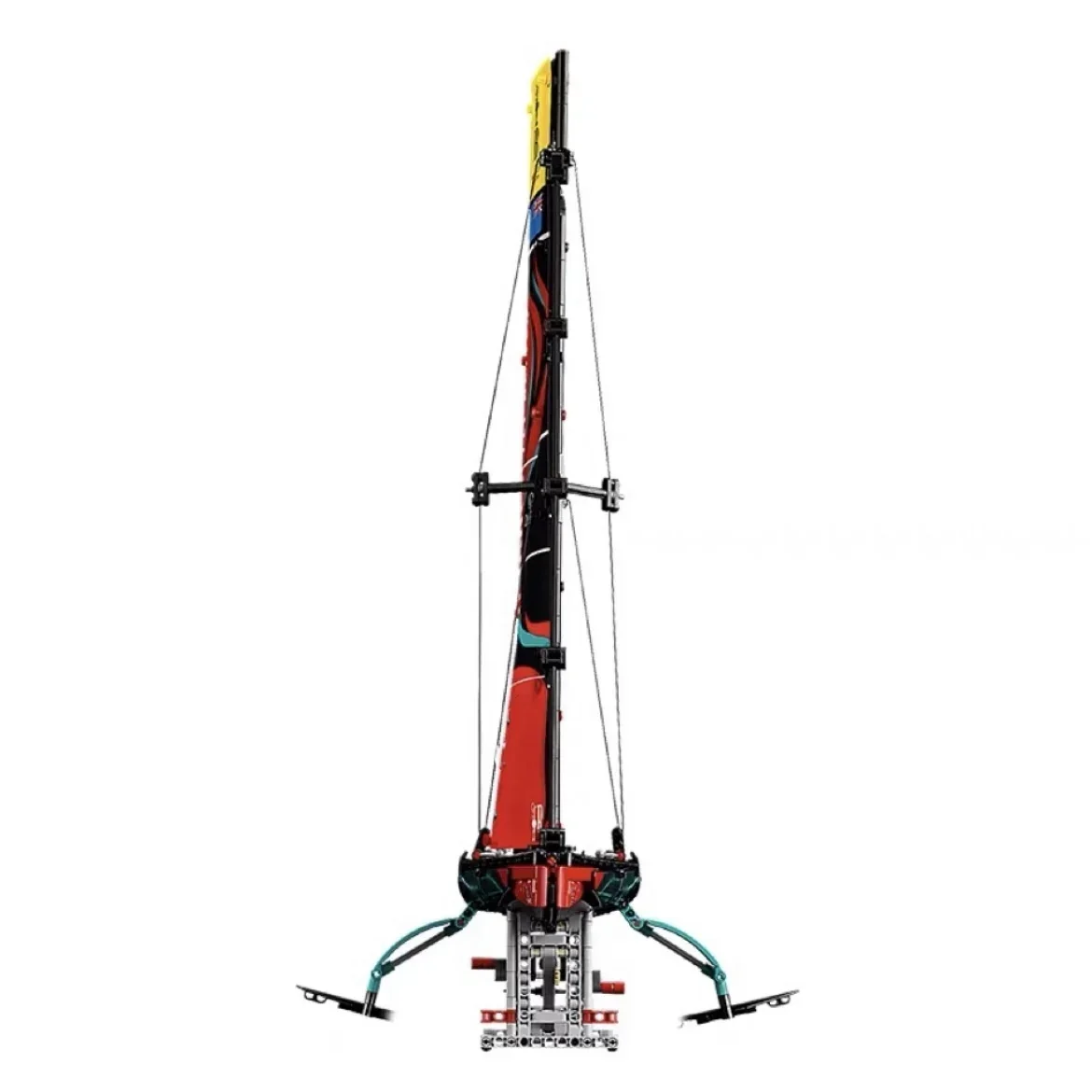 962 шт. Техническая команда Эмиратов Новая Зеландия AC75 Яхта Строительные блоки 42174