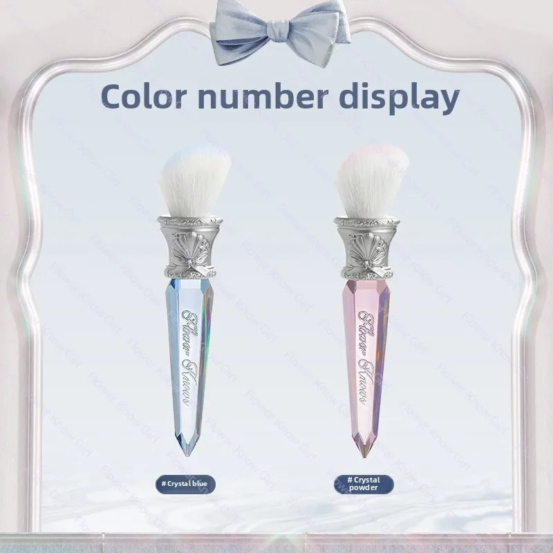Фото Кисть для румян Flower Knows Shell Pearl Series Кисть для румян Шерстяные рассыпчатые кисти для пудры №2