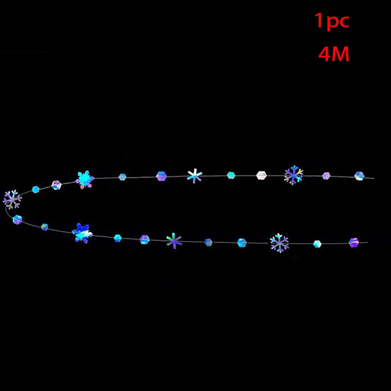 

Рождественские гирлянды из снежинок 4М
