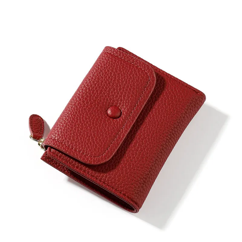 Small PU Leather Women Wallet Mini Lady Coin Purse Pocket fashion short wallet for women Credit Card Holder Purse