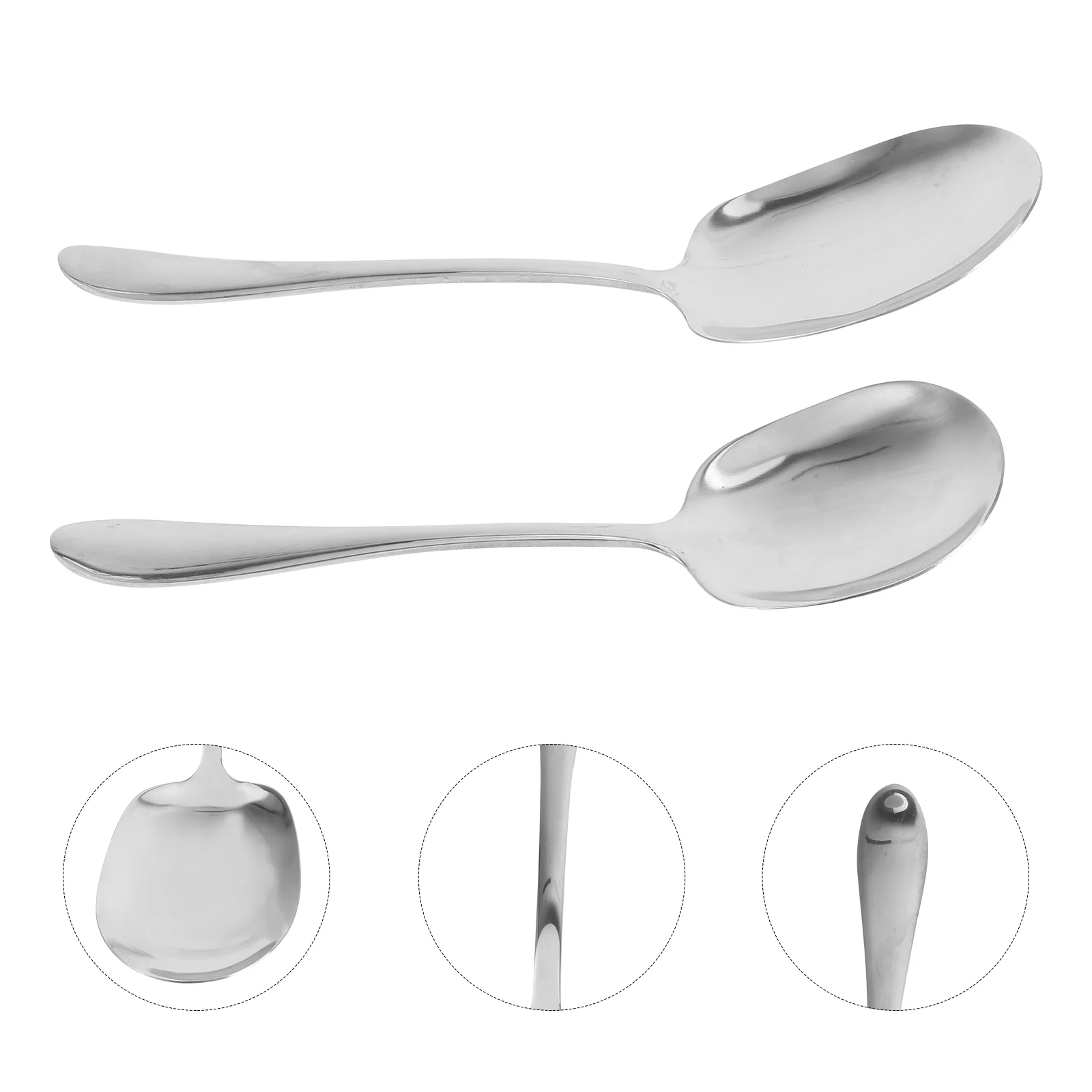 

2PCS Large Serving Spoons Honey Teaspoon Dessert Spoons Sugar Spoons Specialty Spoons Serving Spoons