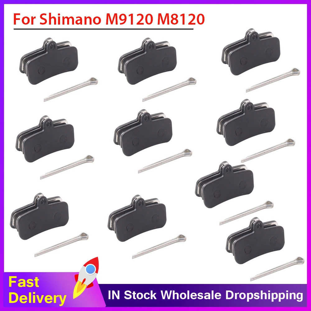 

10 Pairs Semi-Metal Bicycle Disc Brake Pads for Shimano M9120 M8120 M7120 M6120 Saint M810 M820 ZEE M640 H01 MT520 Bengal Helix