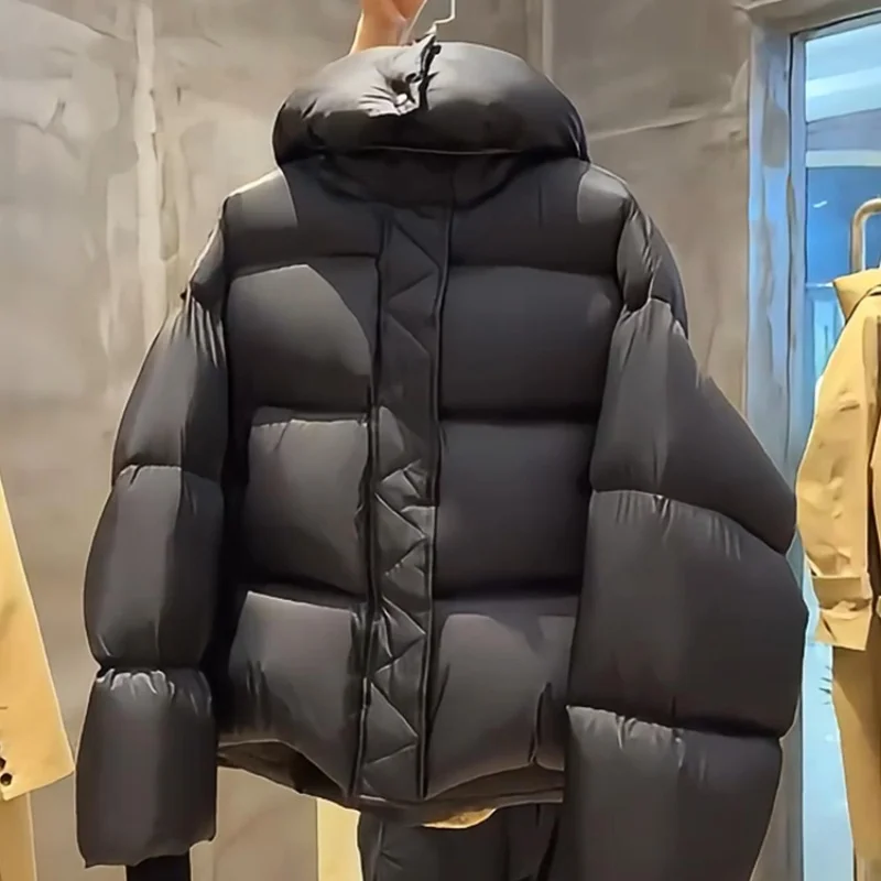 Aossviao Женская Куртка-пуховик Из 90% Белого Утиного Пуха С Воротником-стойкой